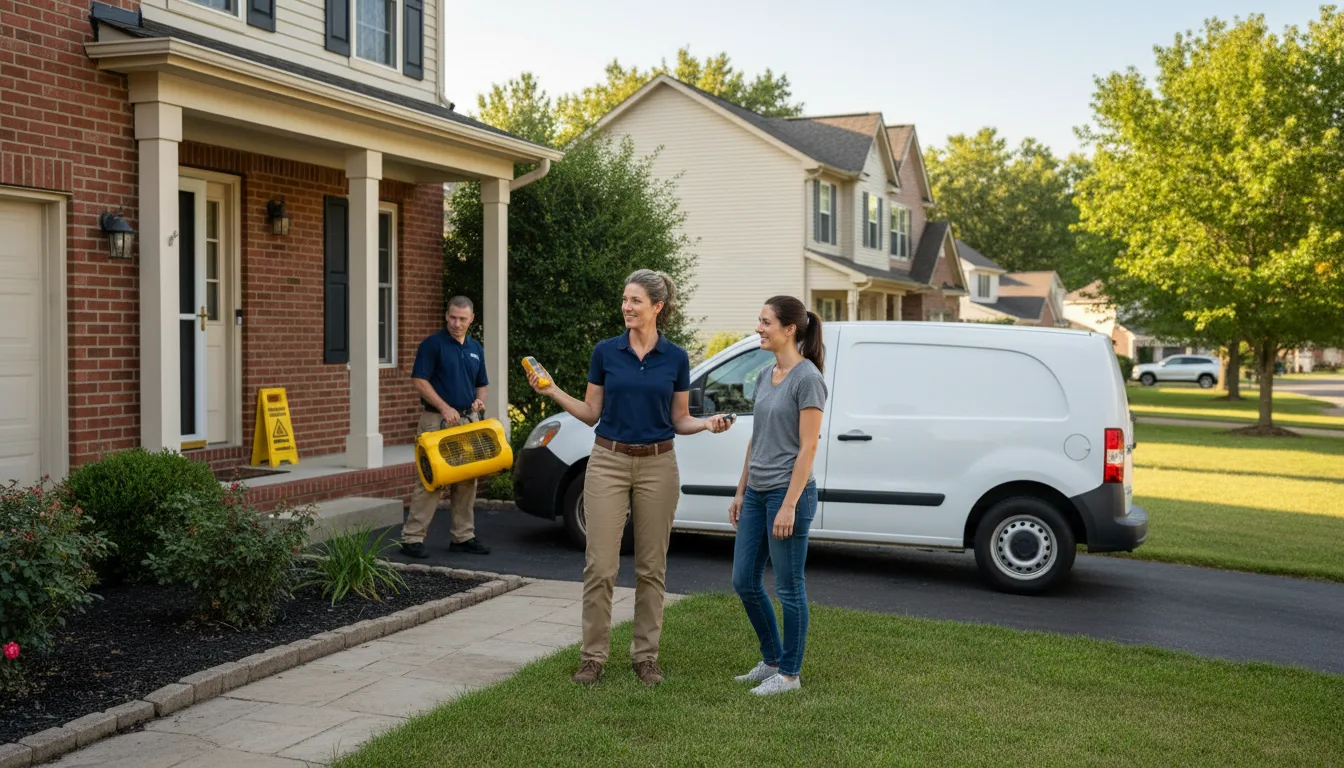 Residential water damage restoration in Lima, MT